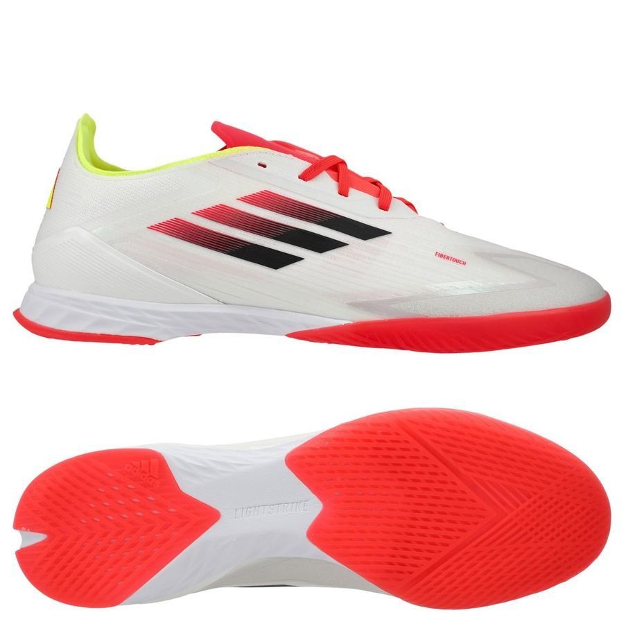 adidas F50 Pro IN Pure Victory - Blanc/Noir/Jaune
