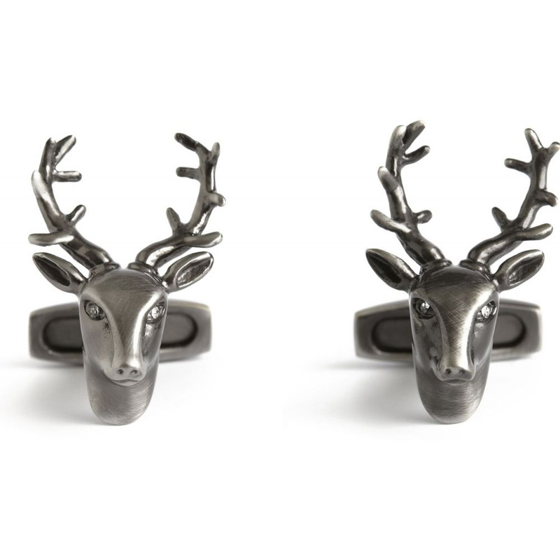 Boutons de manchette, tête de cerf, Simon carter