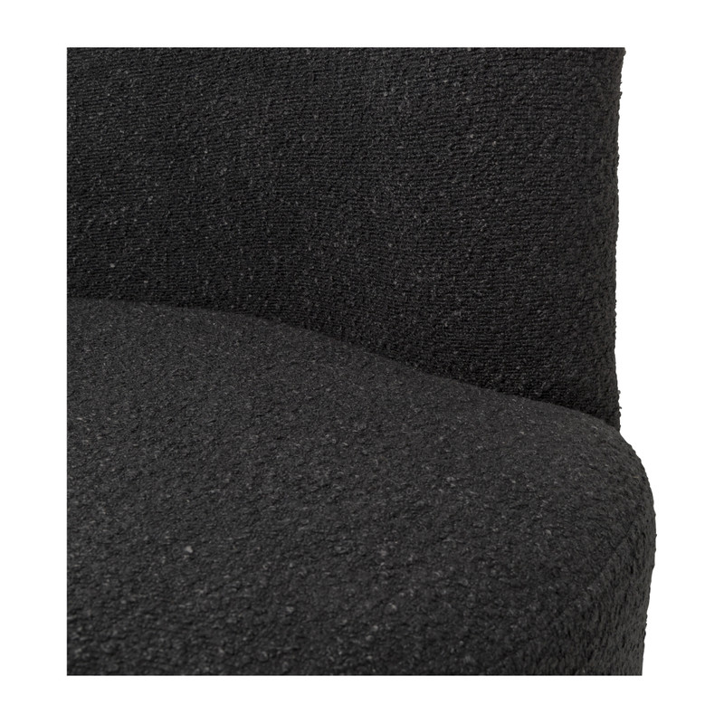 Teddy loveseat - zwart - 71x120x71 cm