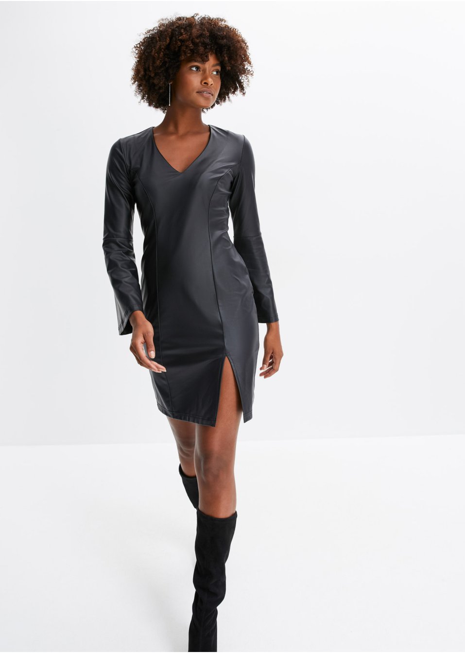 Robe à manches volantées
