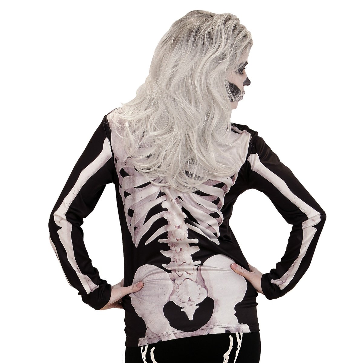 Halloween Shirt Dames Skelet