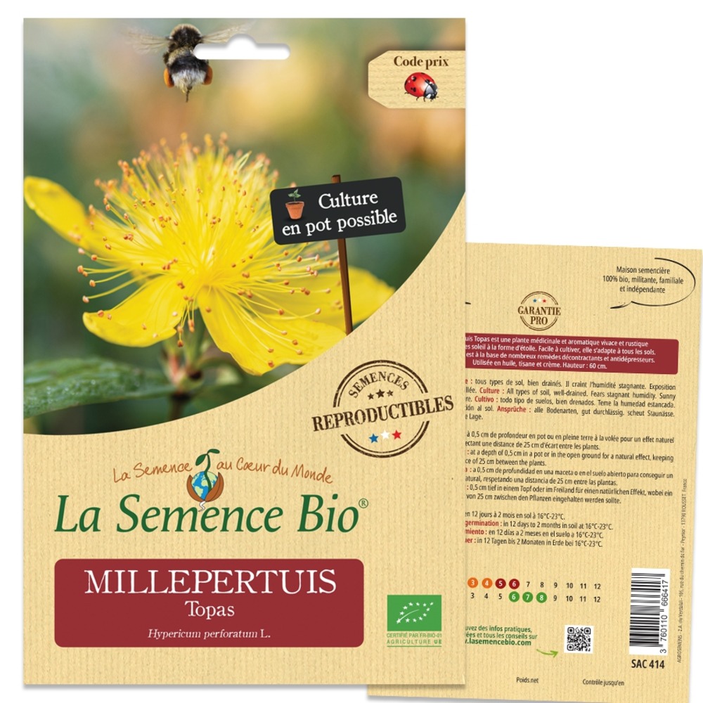 Millepertuis topas bio