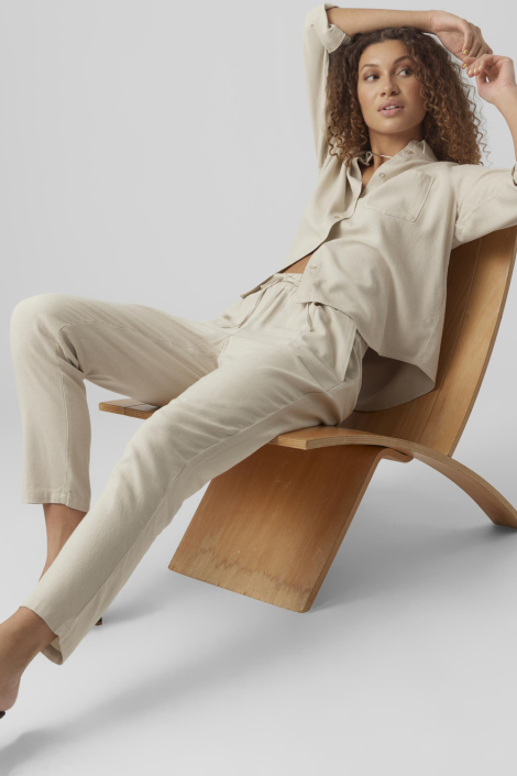 Vero Moda ecru dames broek