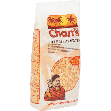 Chan's Gele Spliterwten 1000 g