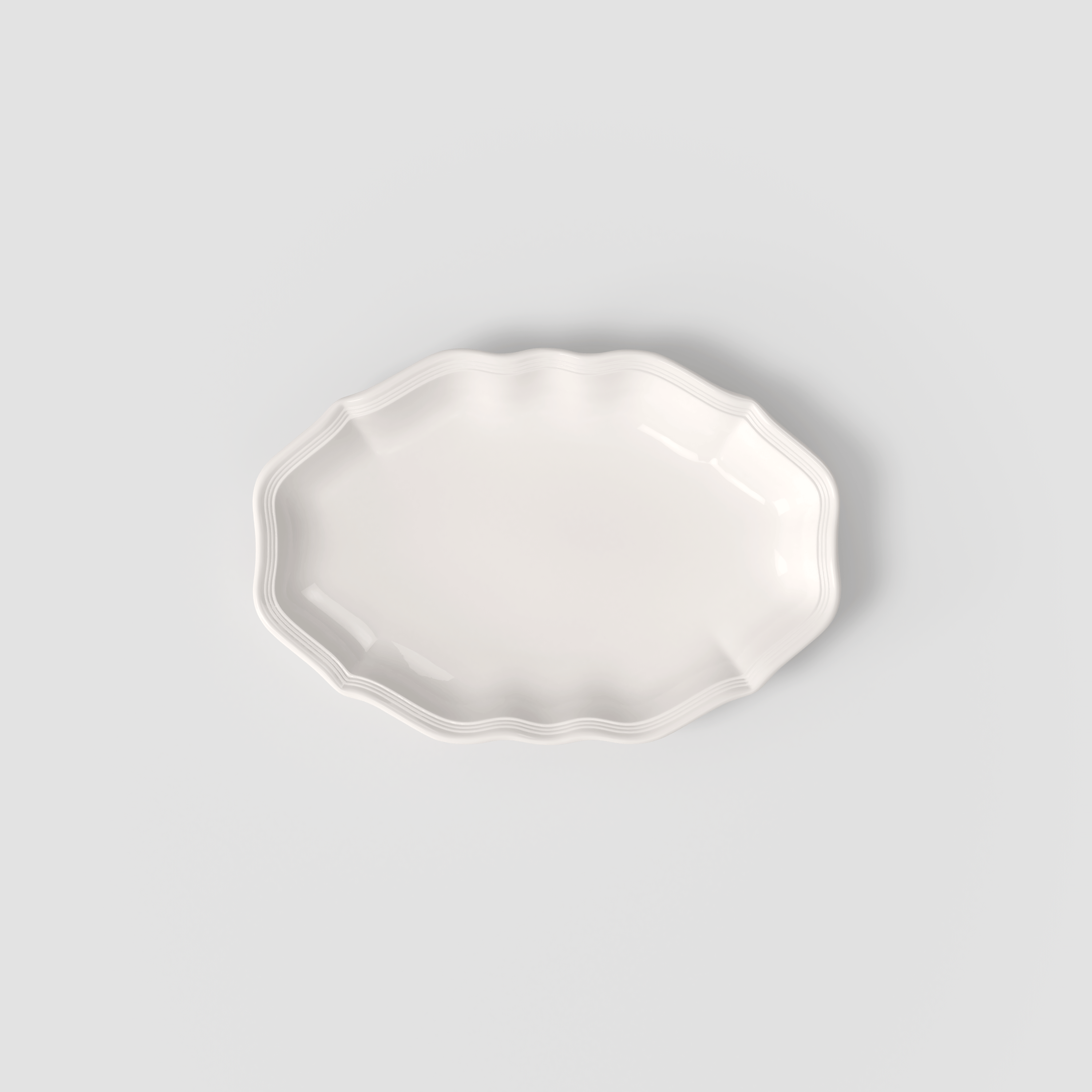 Manoir Centerpiece bowl White, Premium Porcelain