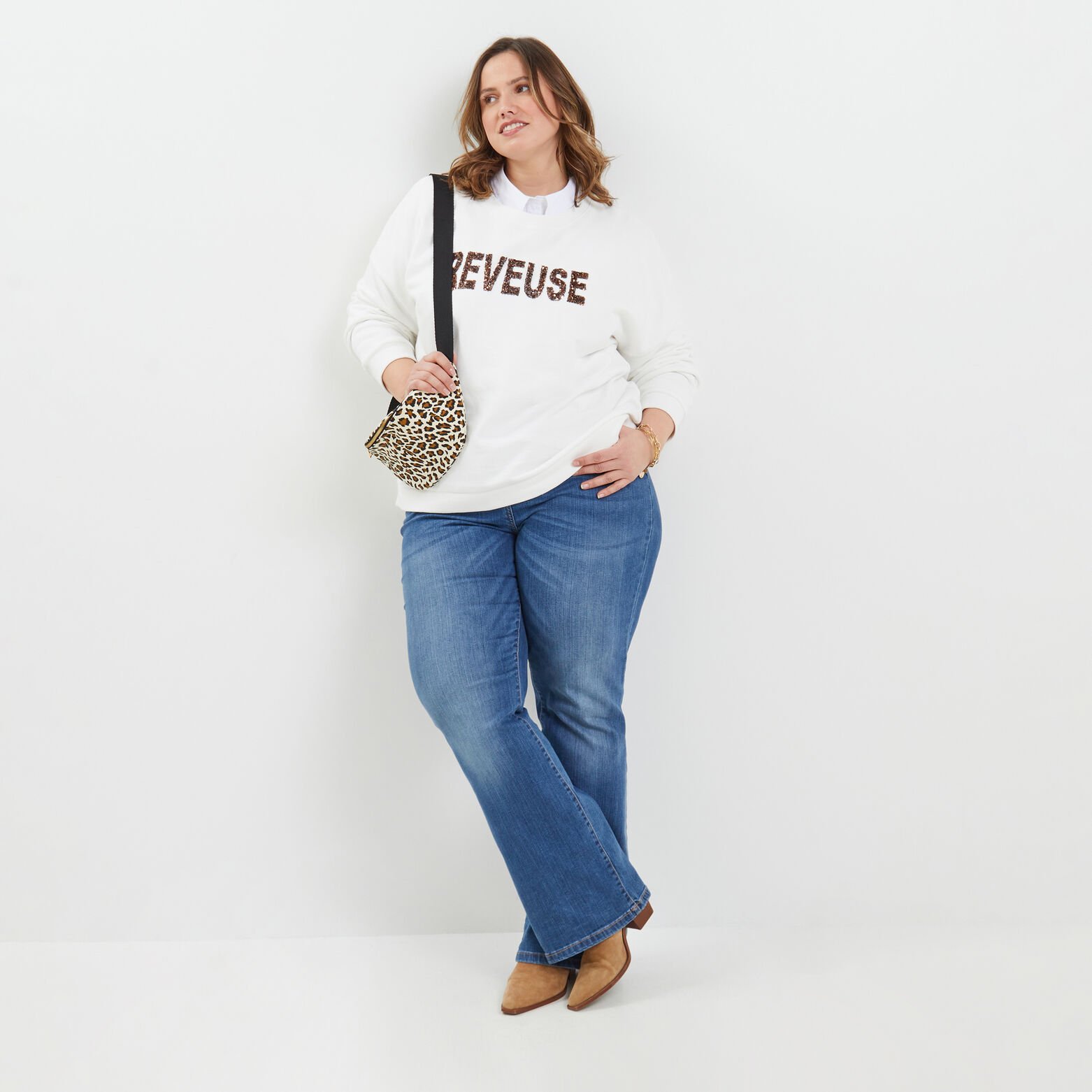 Sweat message femme