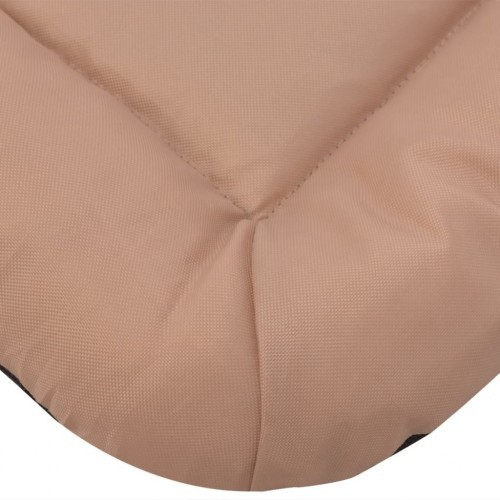 colchão bege para cama de cachorro