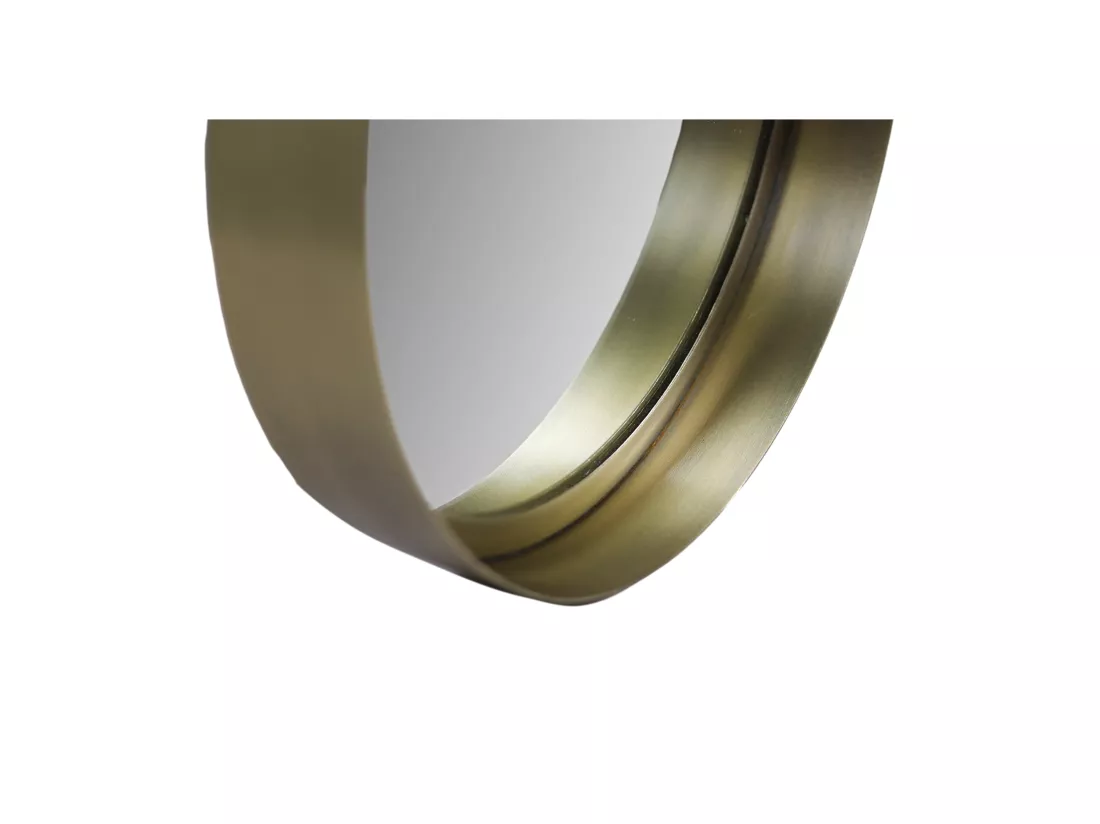 Miroir mural rond moyen - Antique or 30*5*30