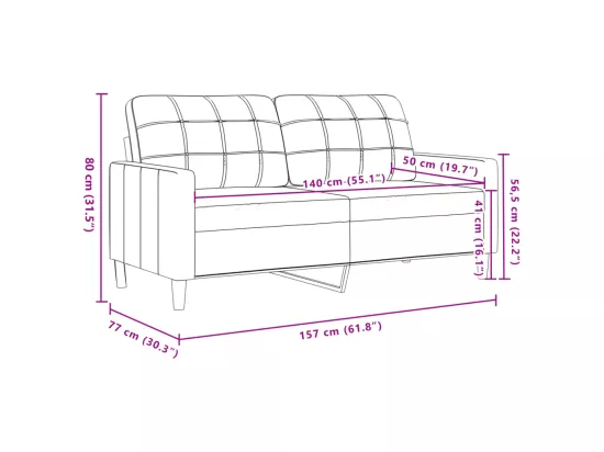 Ensemble de canapés 3 pcs avec coussins Vert foncé Velours
