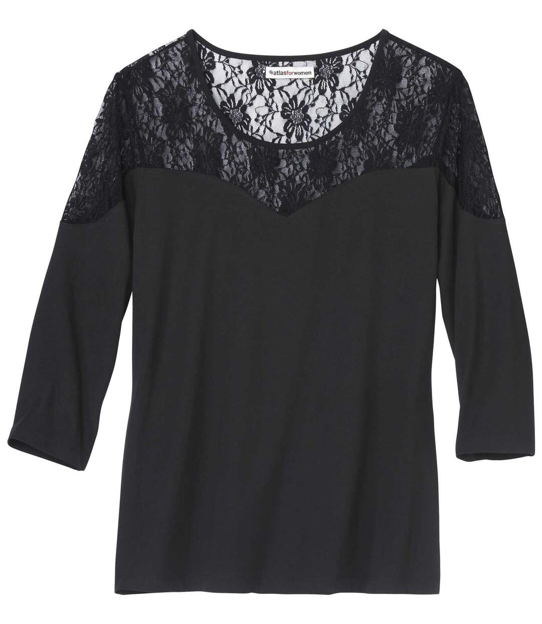 Tee-Shirt Coton et Dentelle