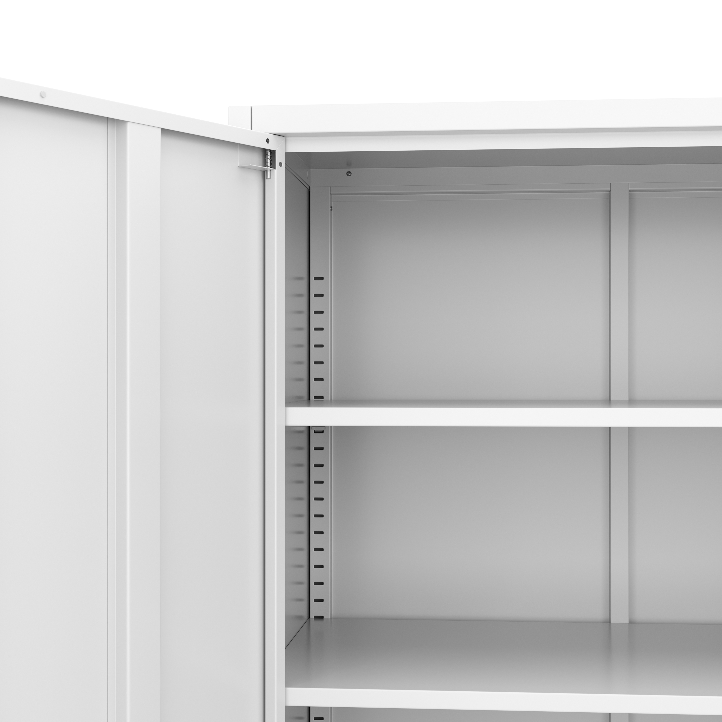 Aktenschrank mit 4 Böden 90 x 140 cm weiss