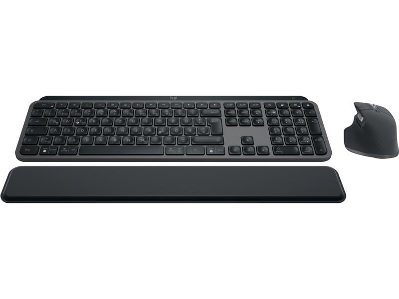 Logitech Tastatur-Maus-Set MX Keys S Combo Komfortables Tastatur- und Maus-Set mit Multi-Device Kopplung und intelligenter Tastaturbeleuchtung