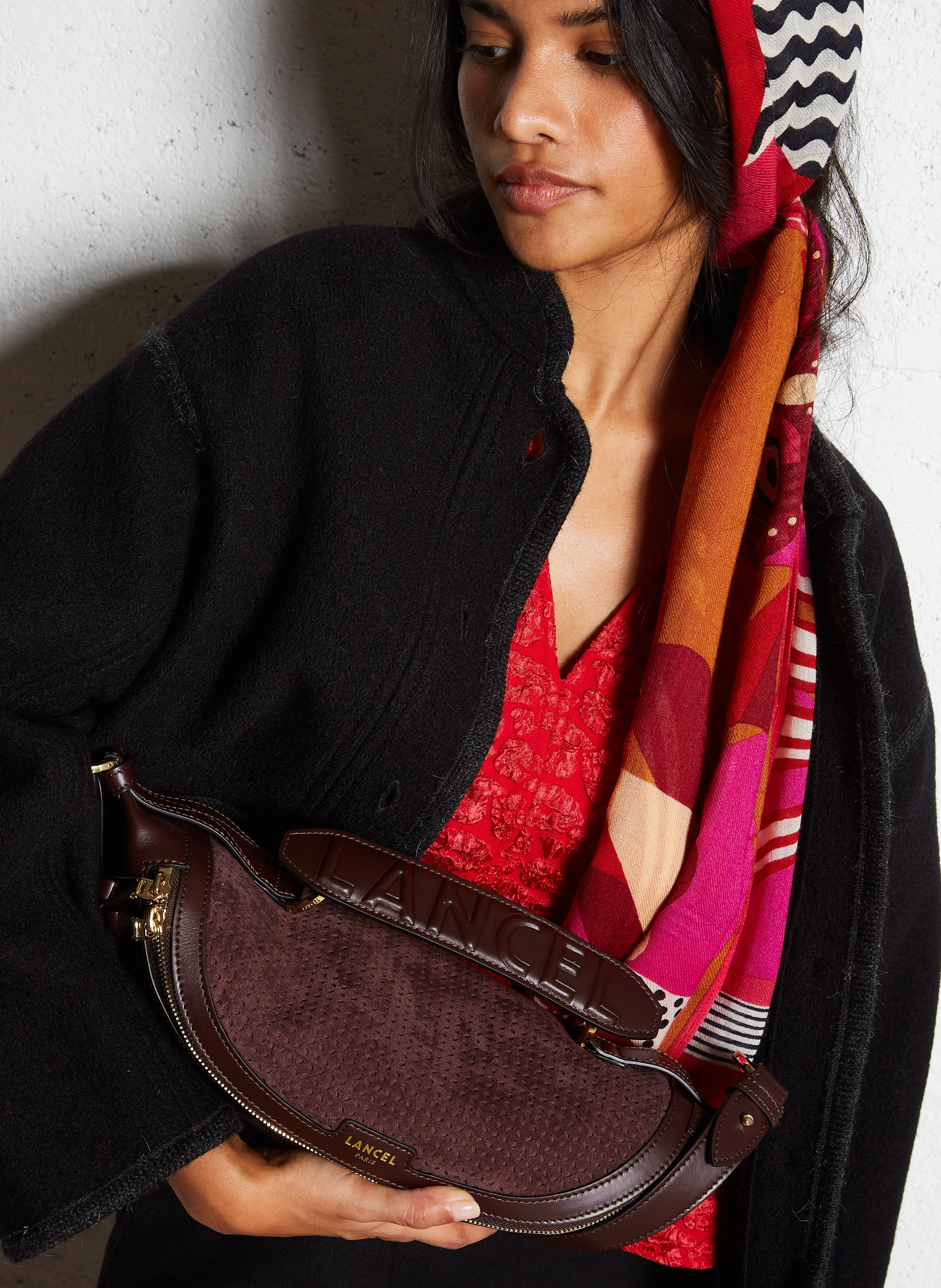 ORIGAMI S - Sac banane en cuir | Marron