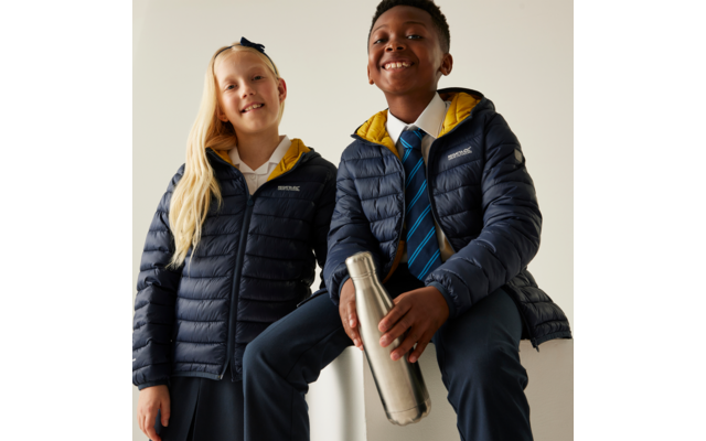 Regatta Marizion Kinder Baffle-Jacke mit Kapuze