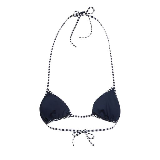 Tommy Hilfiger Triangle Bikinitop, Dark Night/White, M