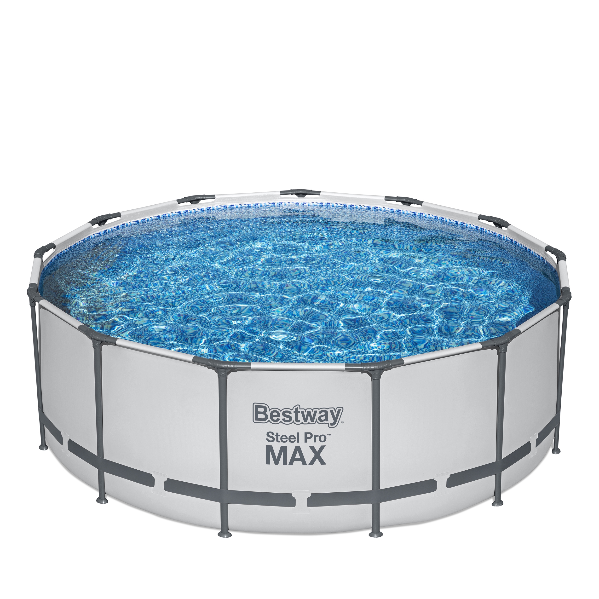 Bestway Pool Komplett-Set hellgrau 396 x 122 cm