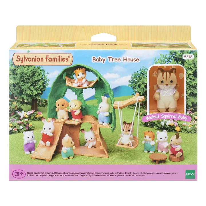 Sylvanian Families Cabane des bébés et bébé écureuil