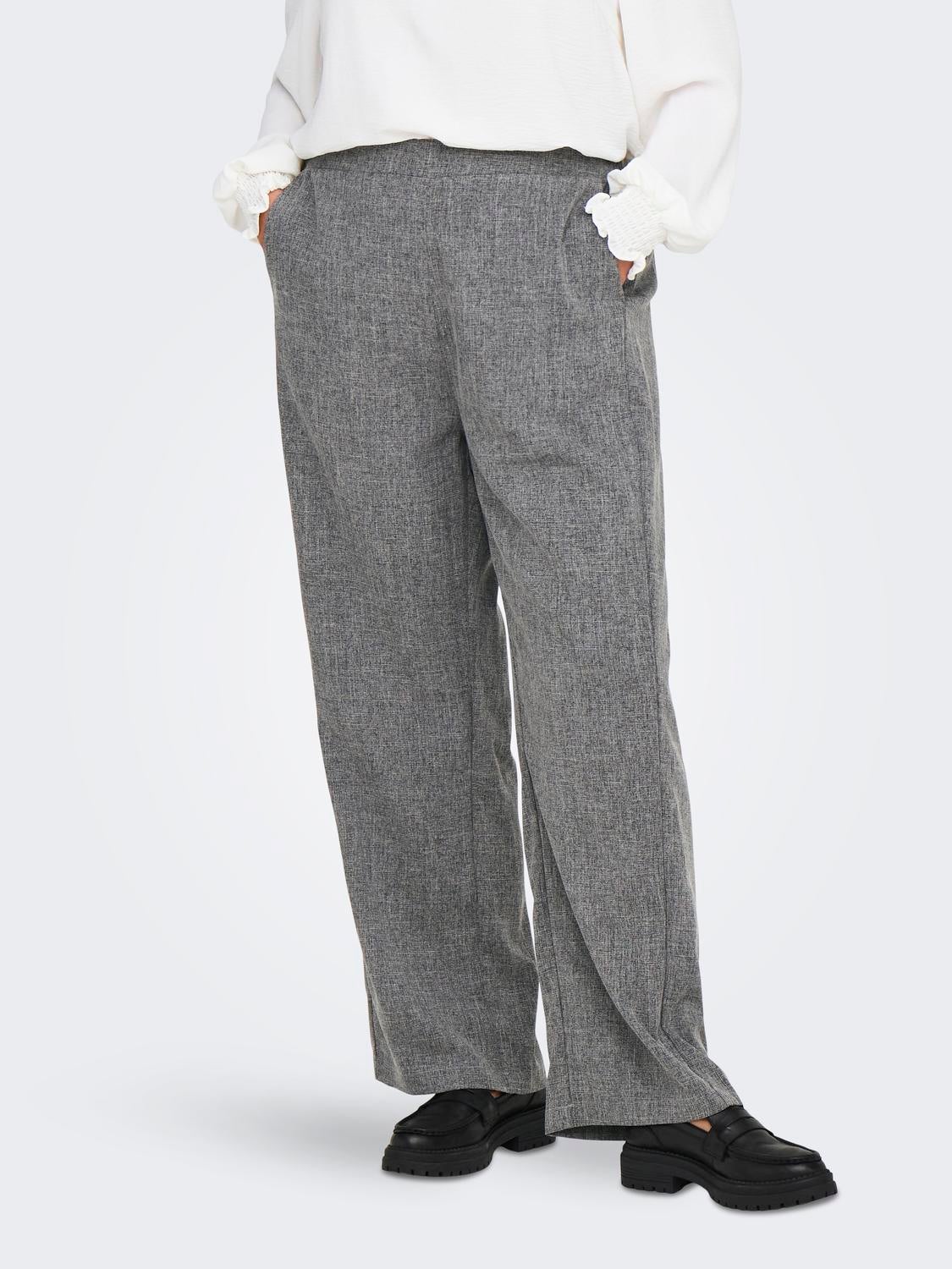 CARSUTTIN Mittlere Taille Normal geschnitten Hose Magnet