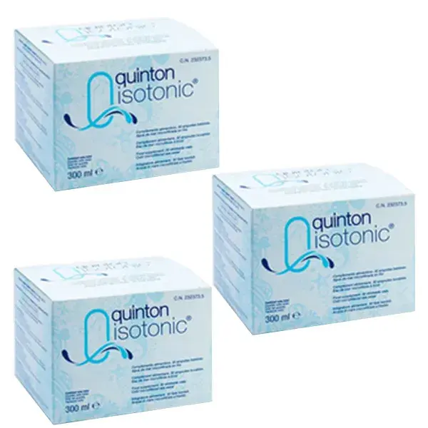 Quinton Isotonic lot de 3 boîtes