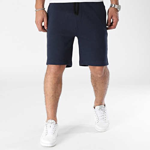 Short Jogging A Bandes Sporty Logo 50496996 Bleu Marine