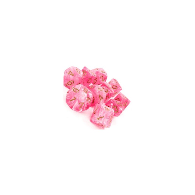 10 dés 10 * easter * ROSE / PINK