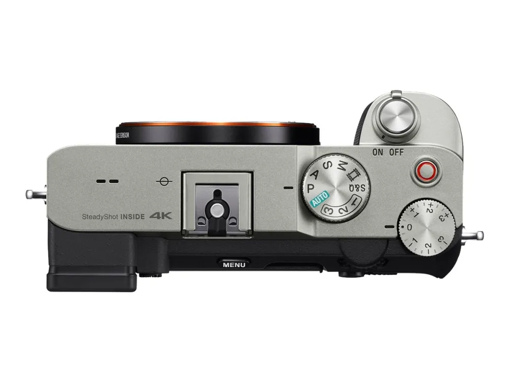 Sony a7C ILCE-7CL - Digitalkamera - spejlløst - 24.2 MP - Full Frame - 4K / 30 fps - 2.1x optisk zoom 28 - 60 mm objektiv - Wireless LAN, NFC, Bluetooth - sølv