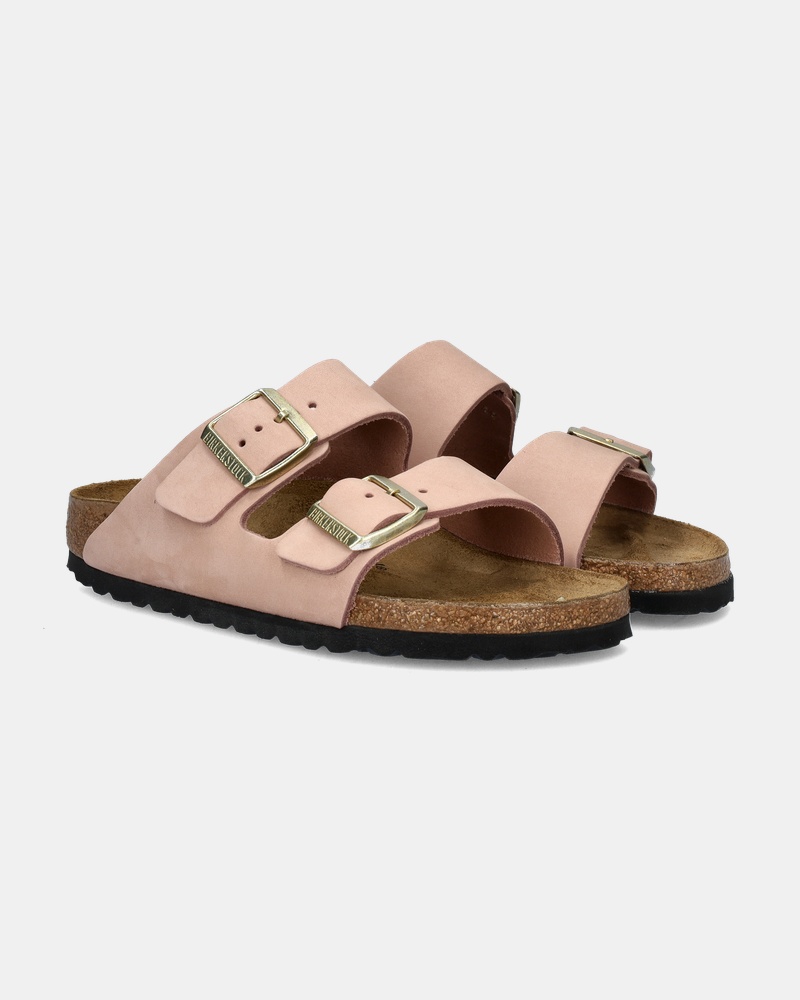 Birkenstock Arizona Nubuck Sandalen  - roze