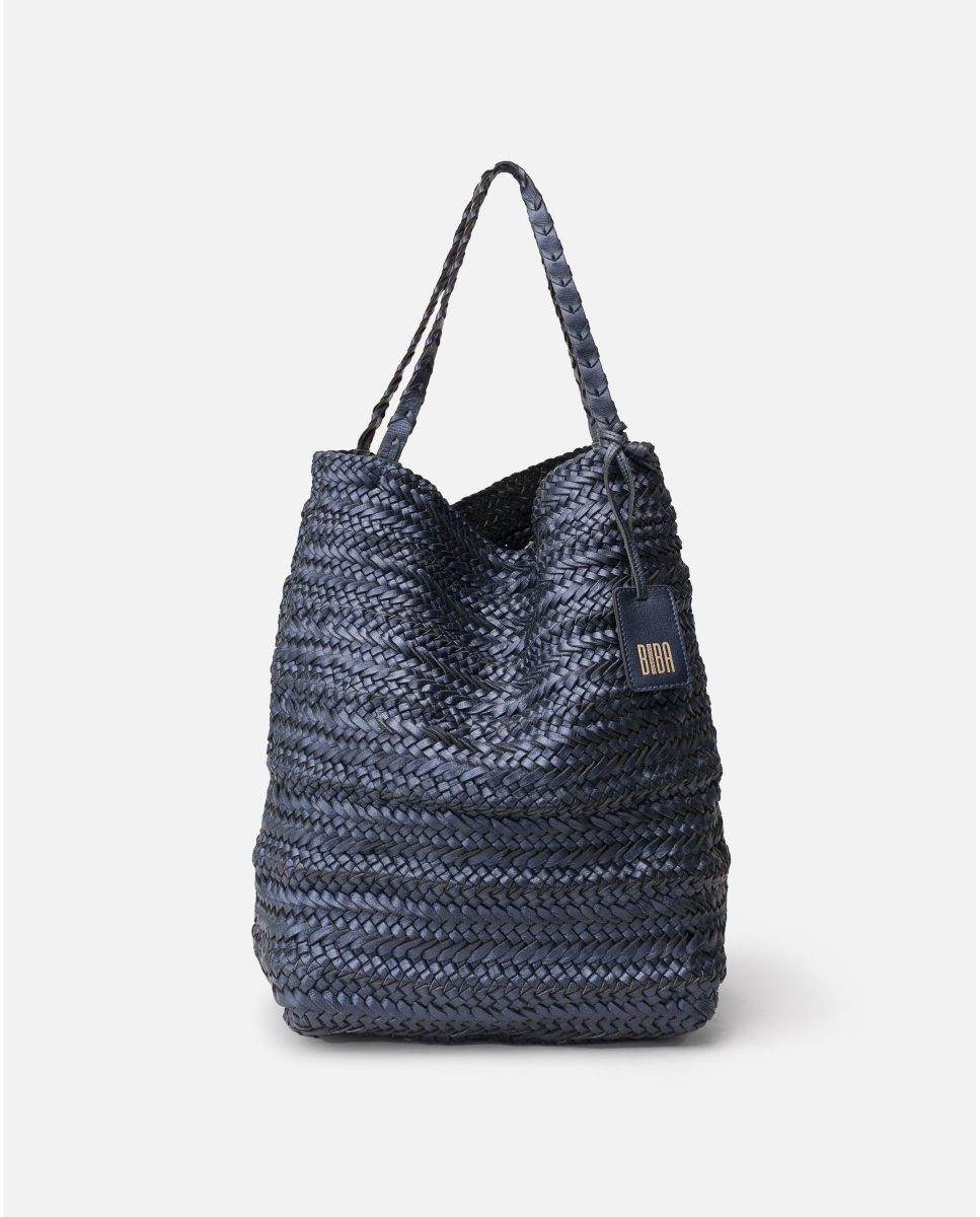 Biba Barcelona Ruby Schoudertas Metallic Blue
