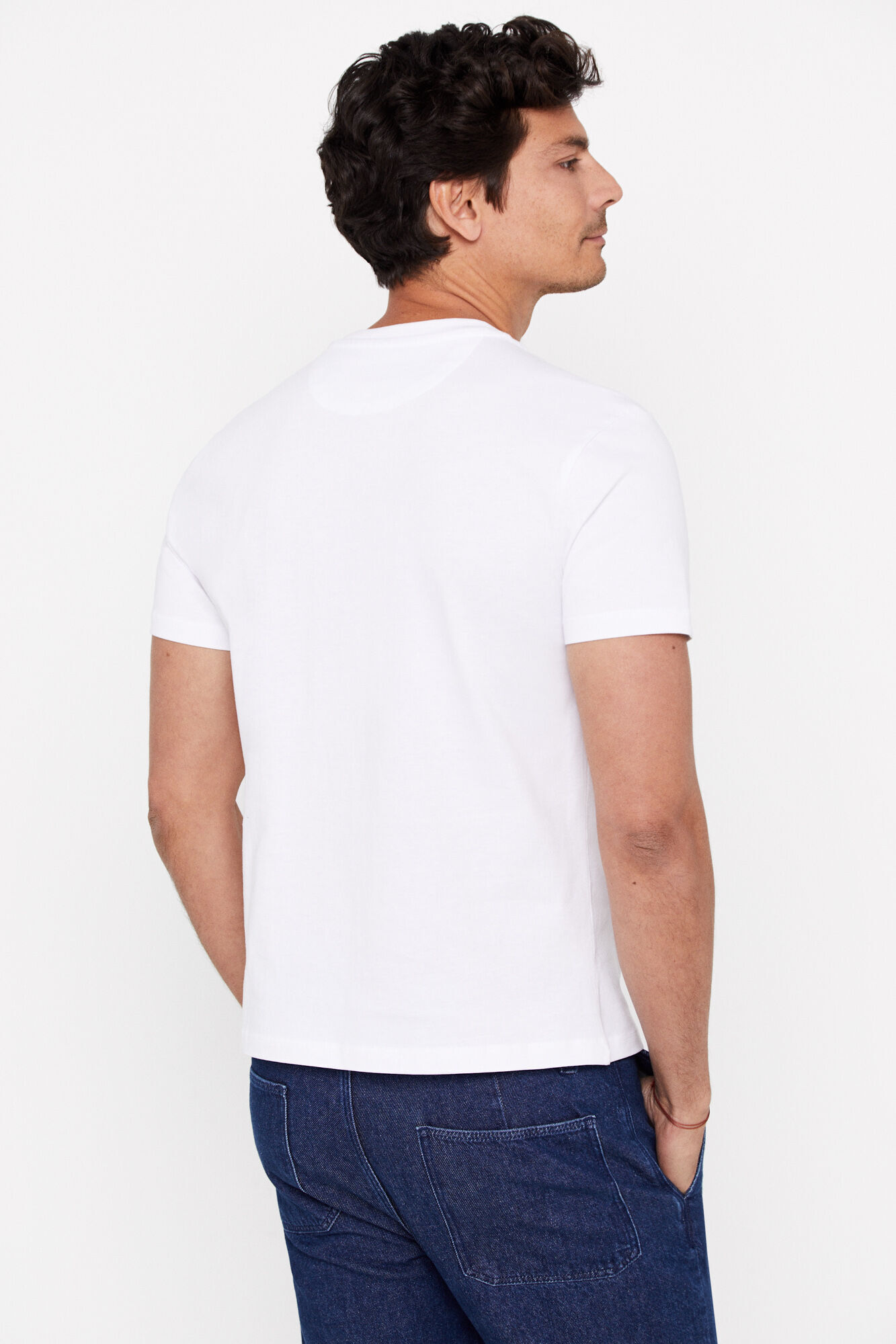 Camisa básica com zíper - Branca