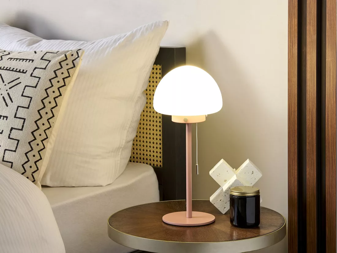 Lampe à poser MORUGA Métal Rose