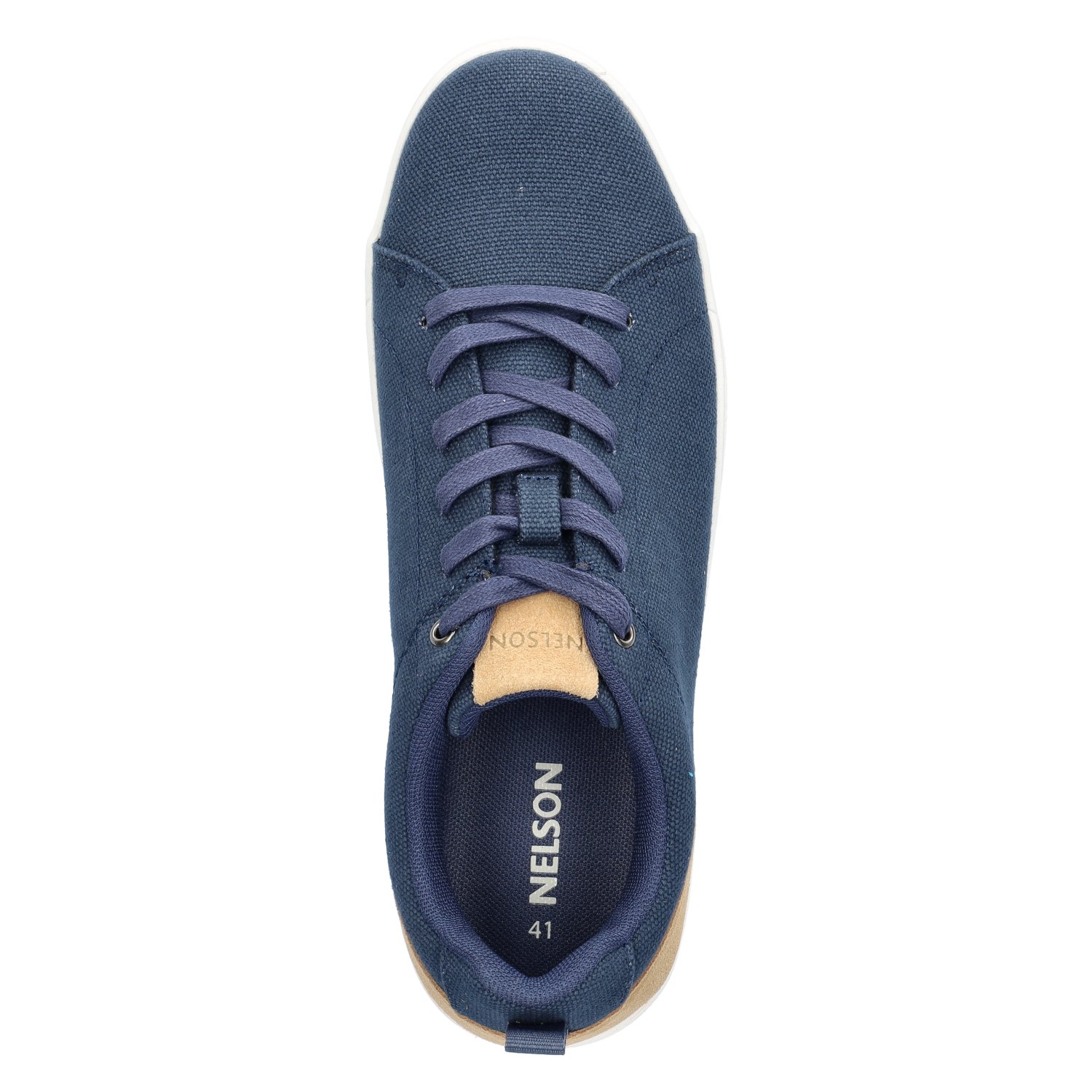 heren sneaker Nelson Blauw