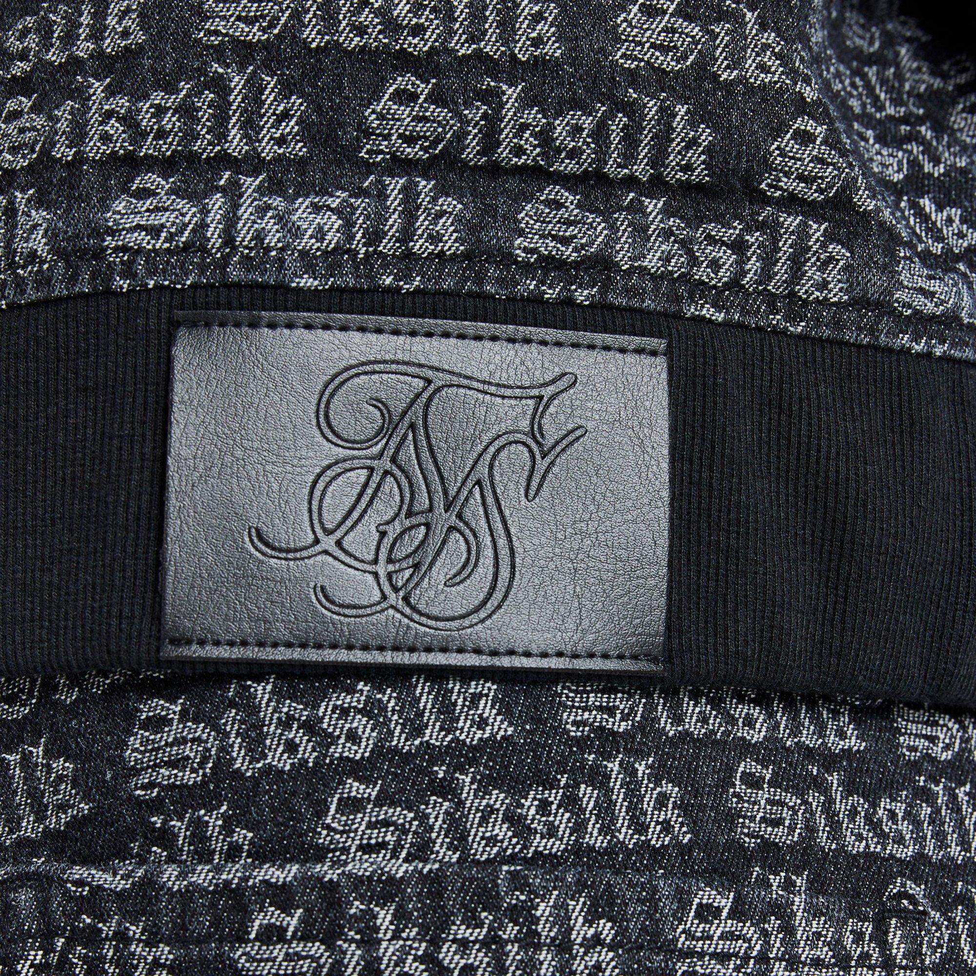 SikSilk Denim Bomber Jacket Mens
