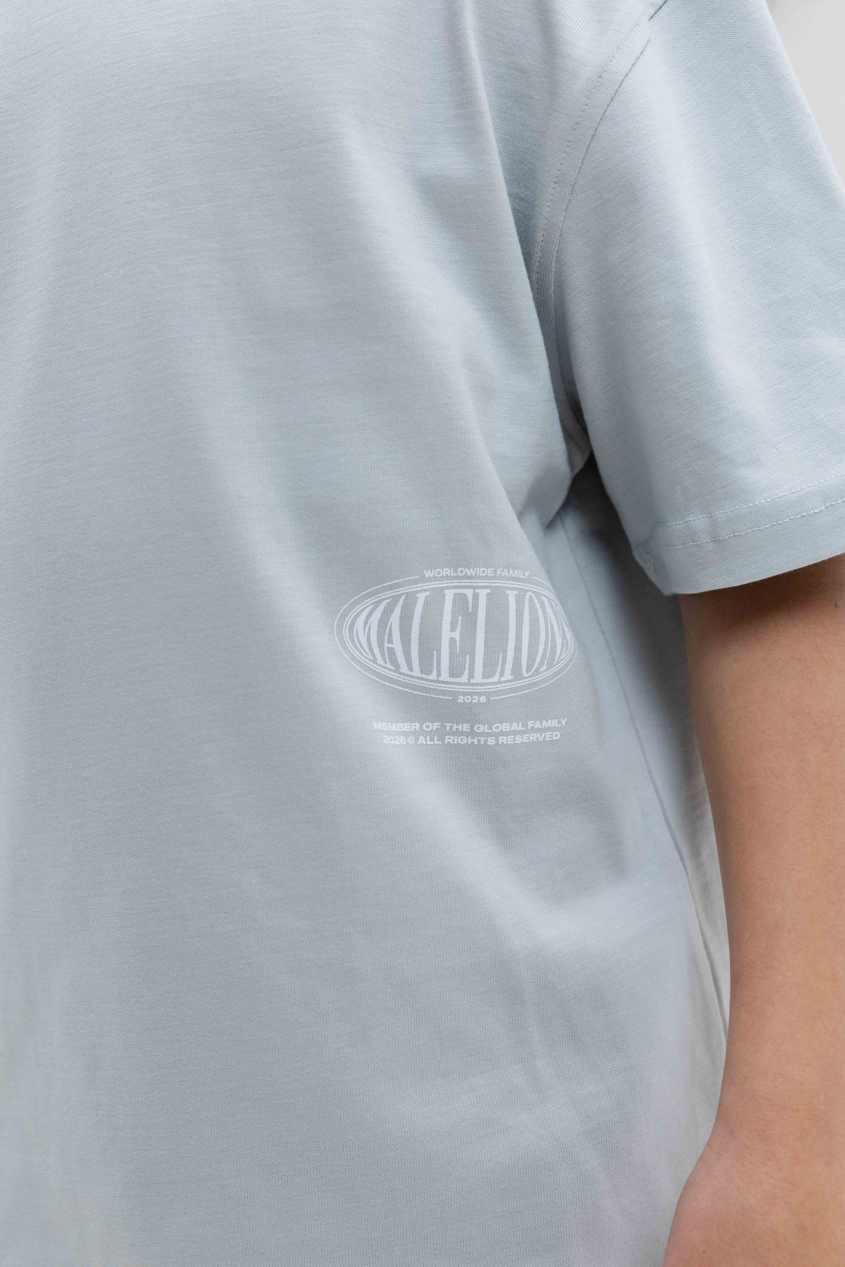 Malelions Heron T-Shirt Kids Lichtgrijs