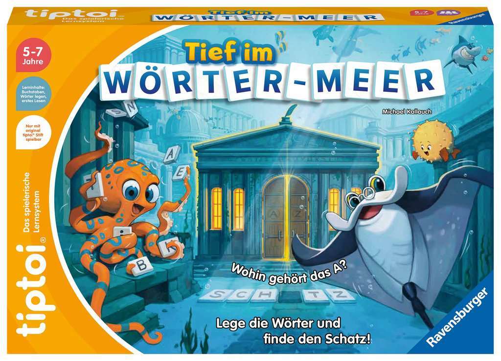 Ravensburger Spiel tiptoi® Tief im Wörter-Meer