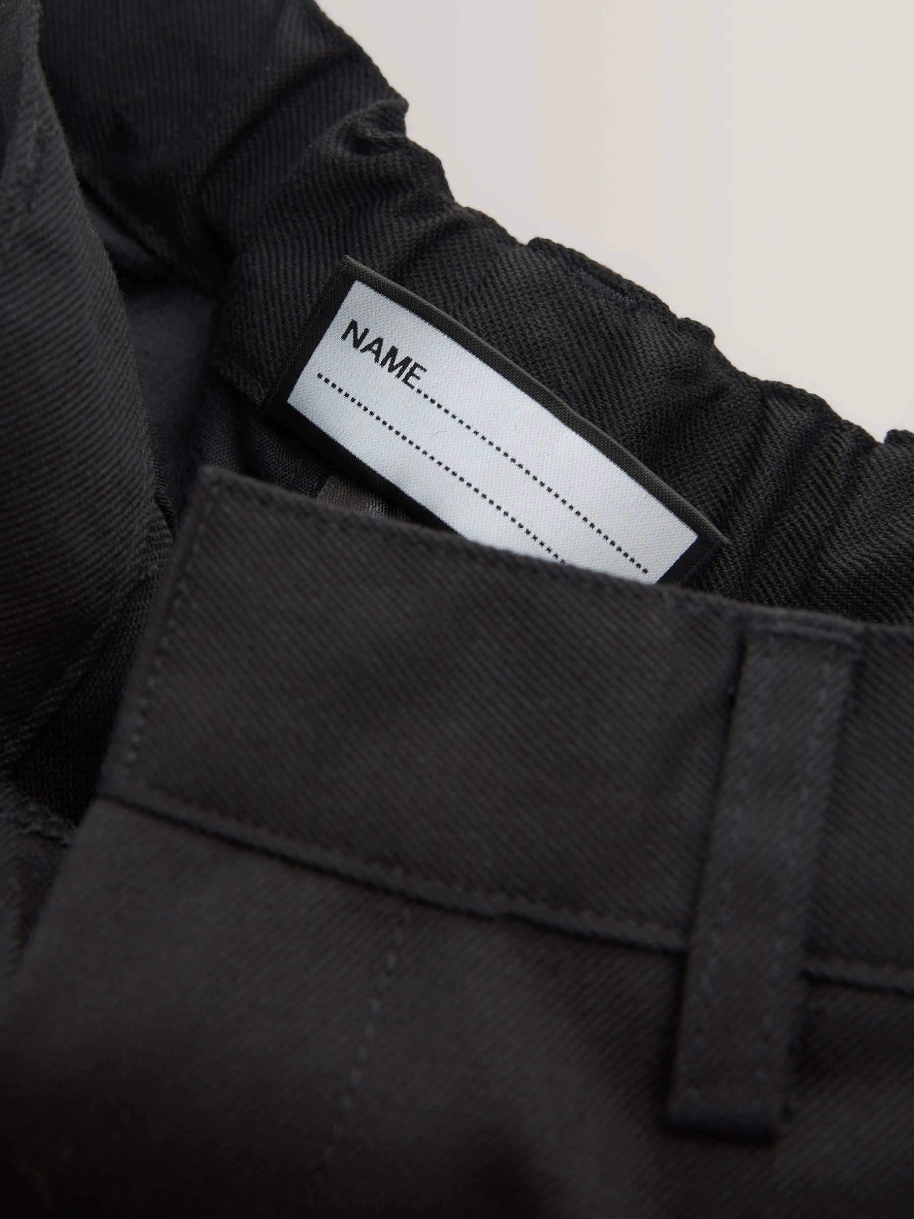 Zwart - Schoolbroek met rechte pijpen (3-17jaar)