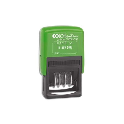 Colop Tampon dateur Printer Green line S 260L - formule 