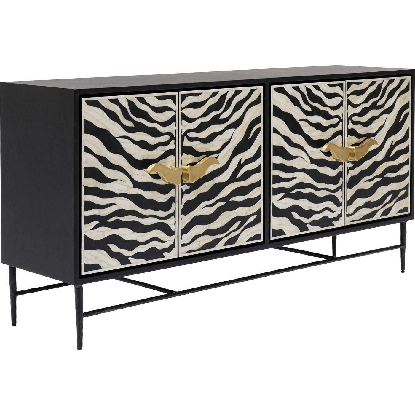 Kare Design Zebra 4-Deurs Dressoir
