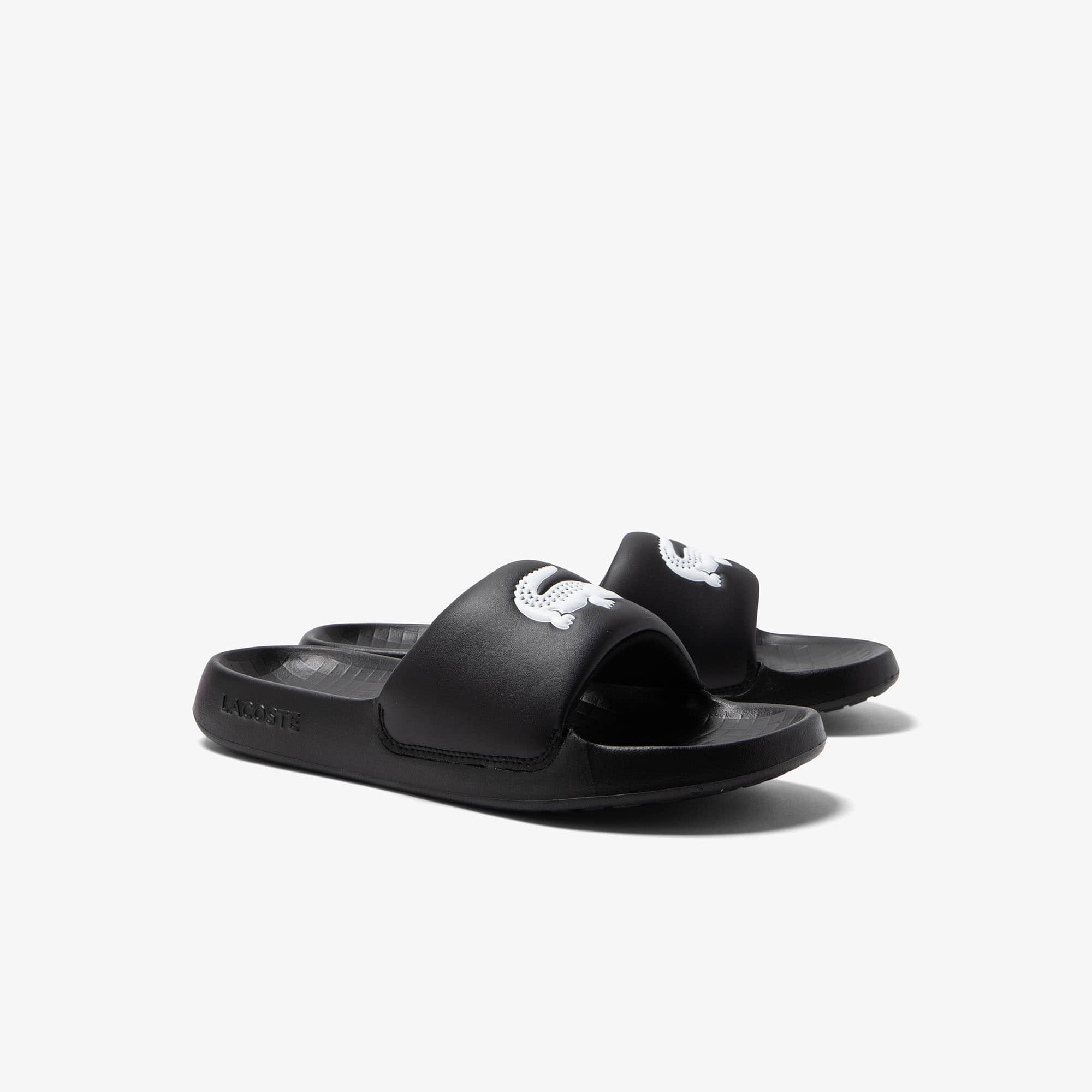 Claquettes Croco 1.0 femme Lacoste en synthétique Claquettes & Sandales - Noir - Lacoste - Femme