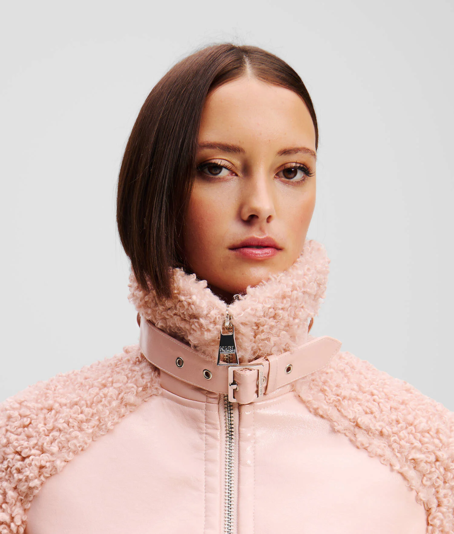 VESTE EN FAUX SHEARLING