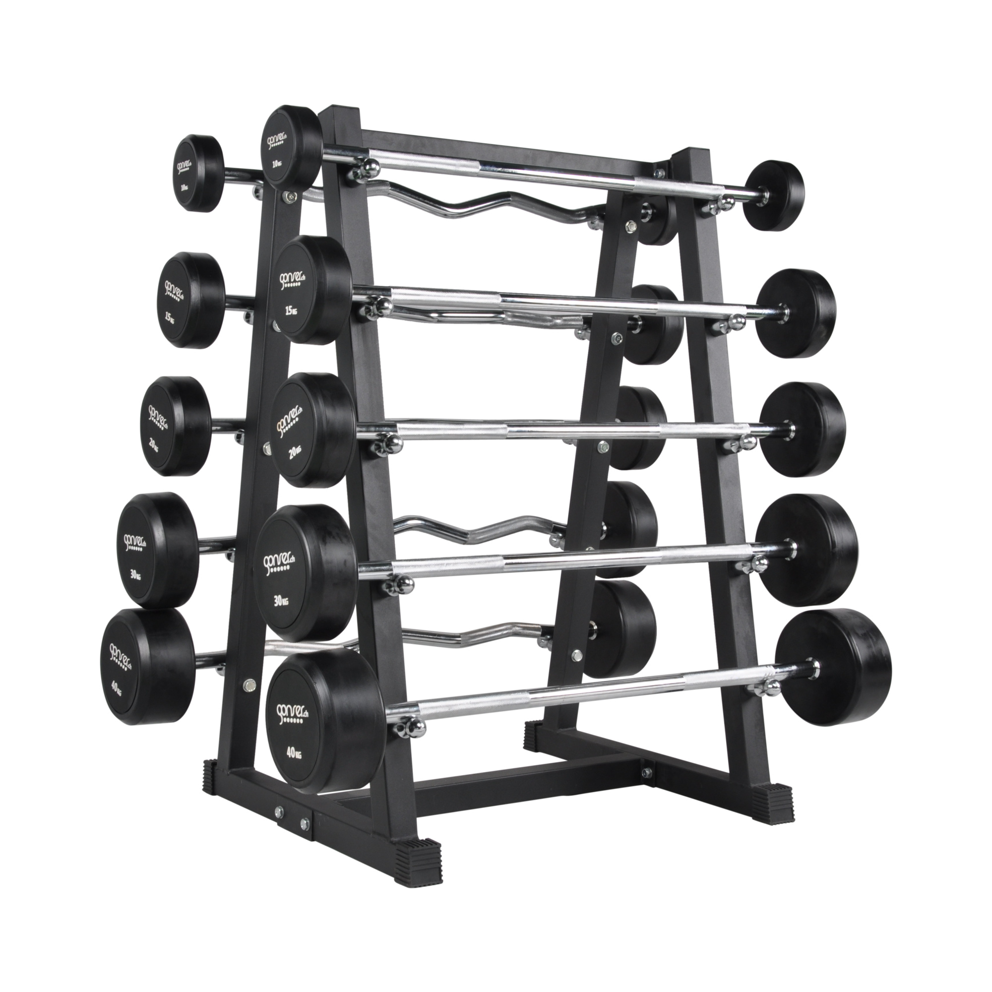 Langhanteln TIGER Komplettset 10-40 kg inkl. Ständer