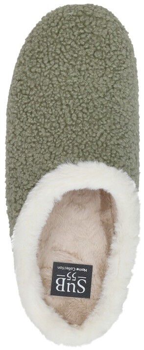 Sub55 Home Collection Pantoffels Open groen