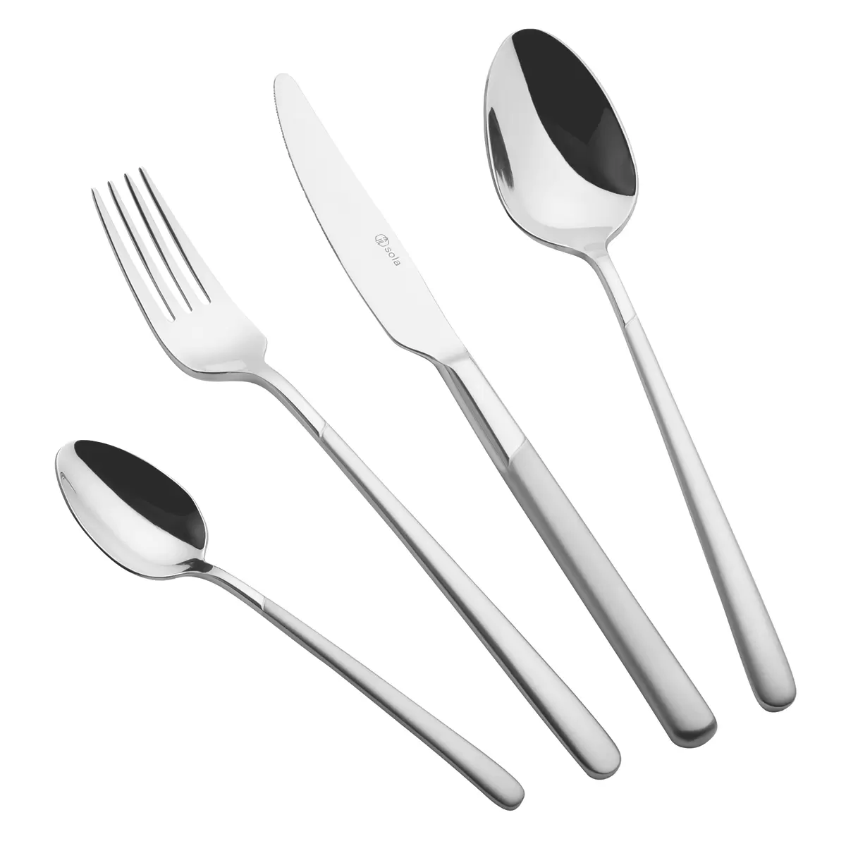 Besteckset 24- teilig Sola Kyoto Elite Silber