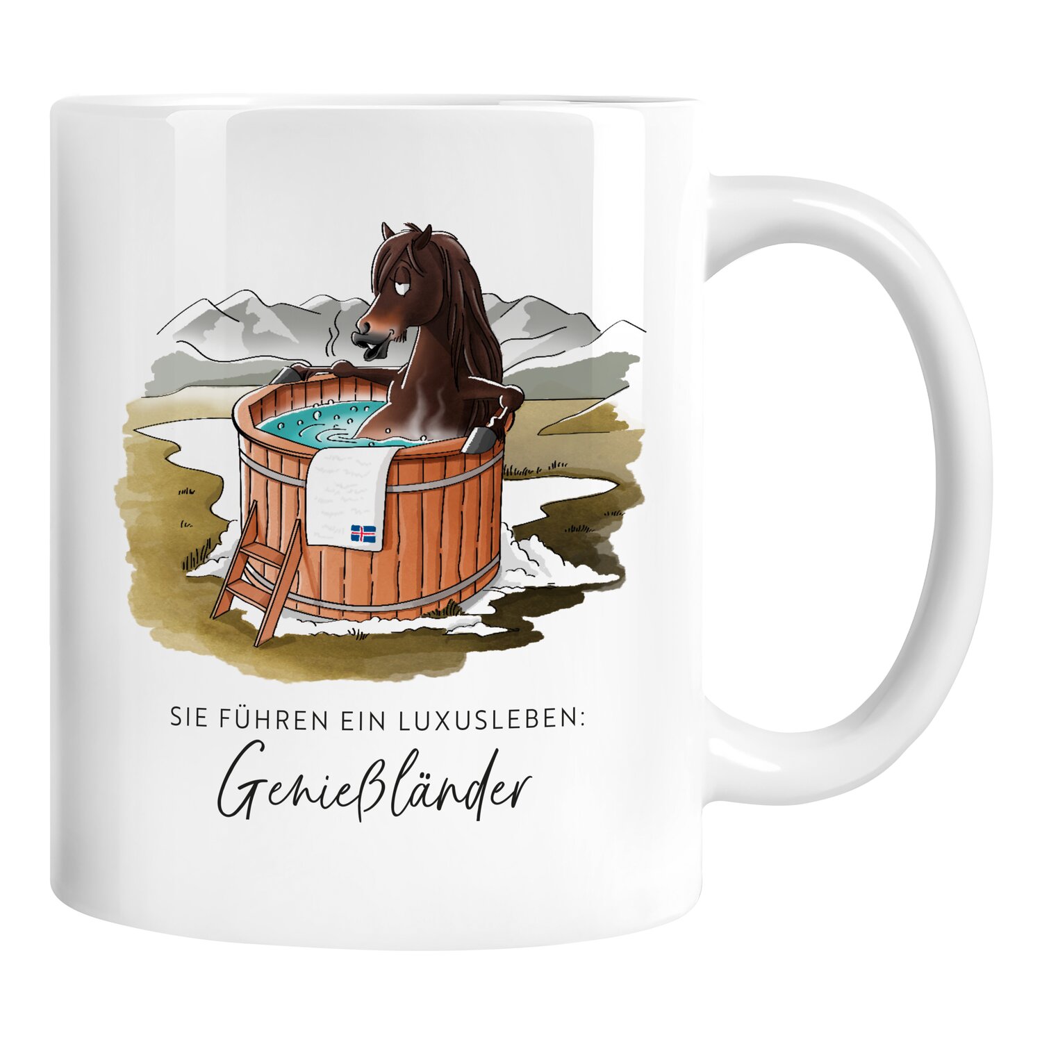 mrs. RIDE Keramiktasse  - white - Genießländer
