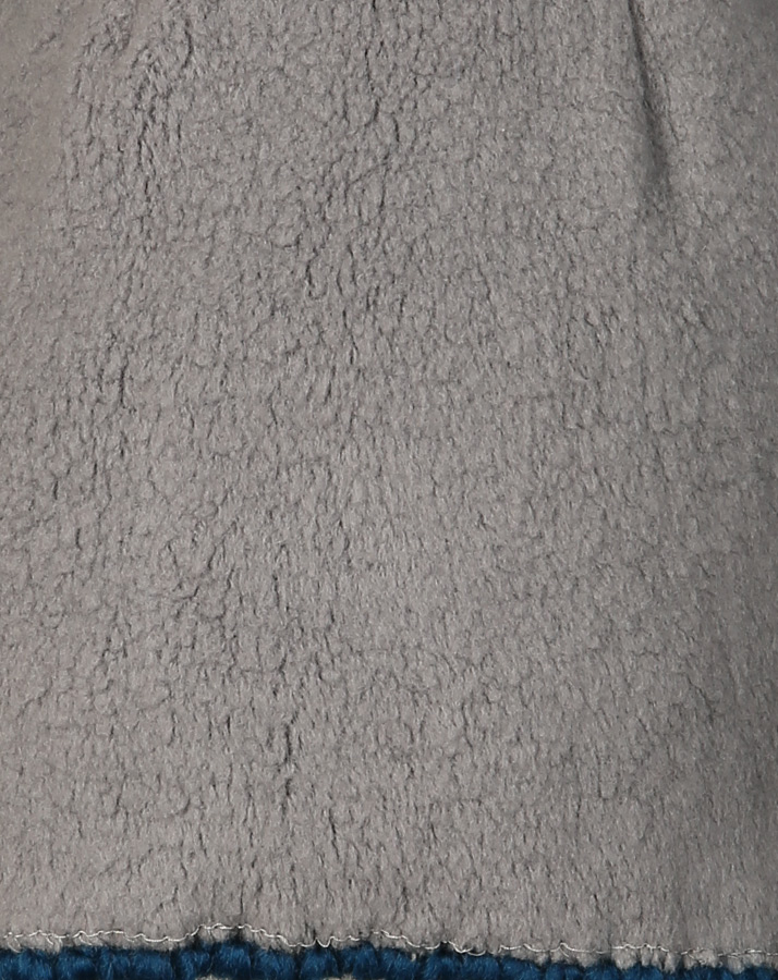 Bommelmütze GREY SHADE mit Wolle meliert in grau/blau