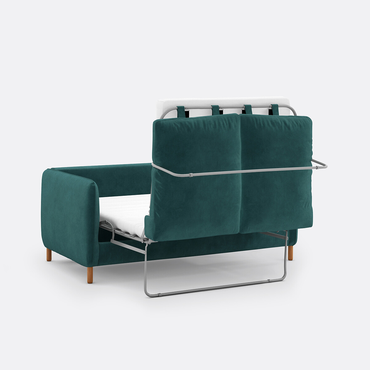 LA REDOUTE INTERIEURS<br>Sofá conversível de veludo, 3 lugares, Loméo