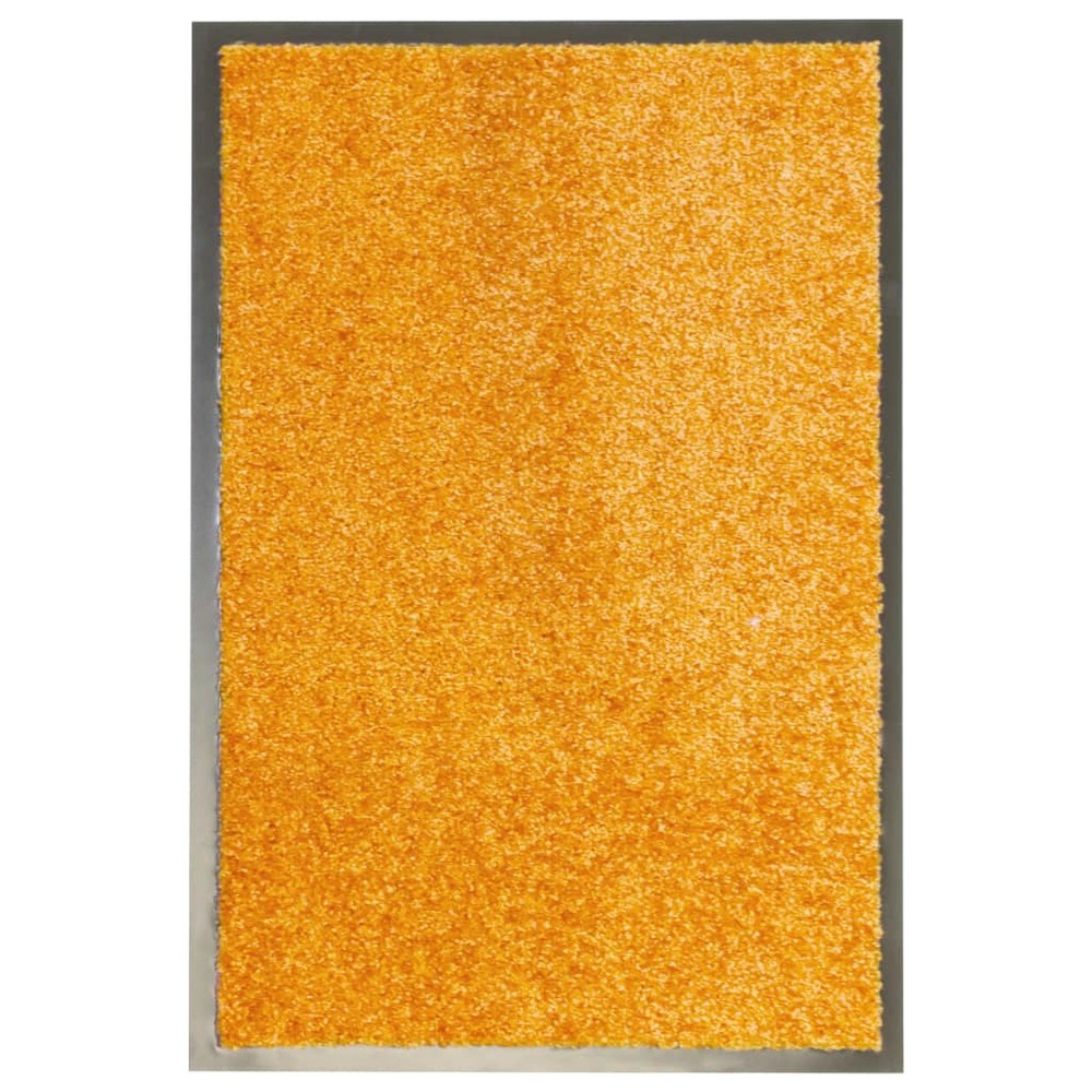 Paillasson lavable orange 40x60 cm