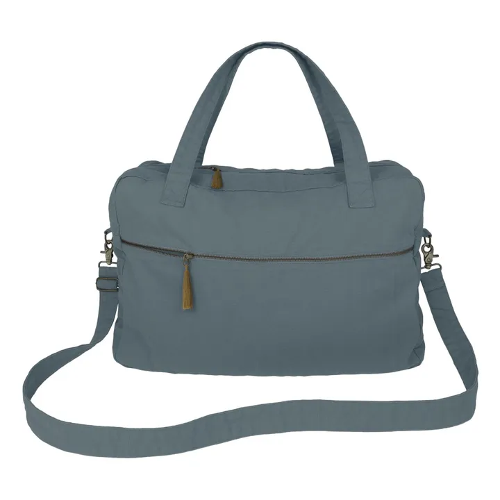 Numero 74 Sac weekender en coton bio | Ice Blue S032