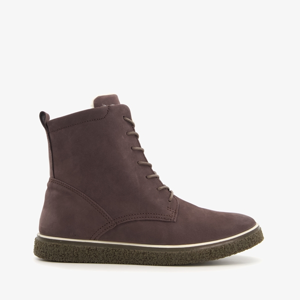 ECCO Crepetray gevoerde leren dames veterboots