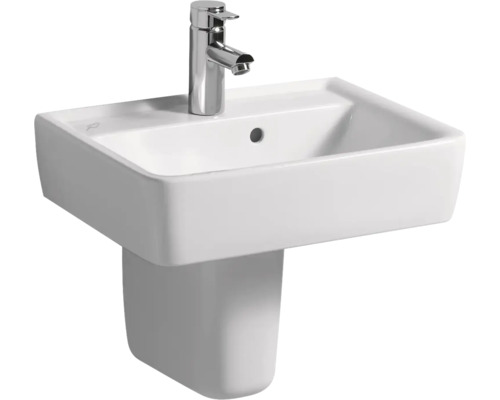 GEBERIT Renova Plan halfzuil voor wastafels, wit 292150000