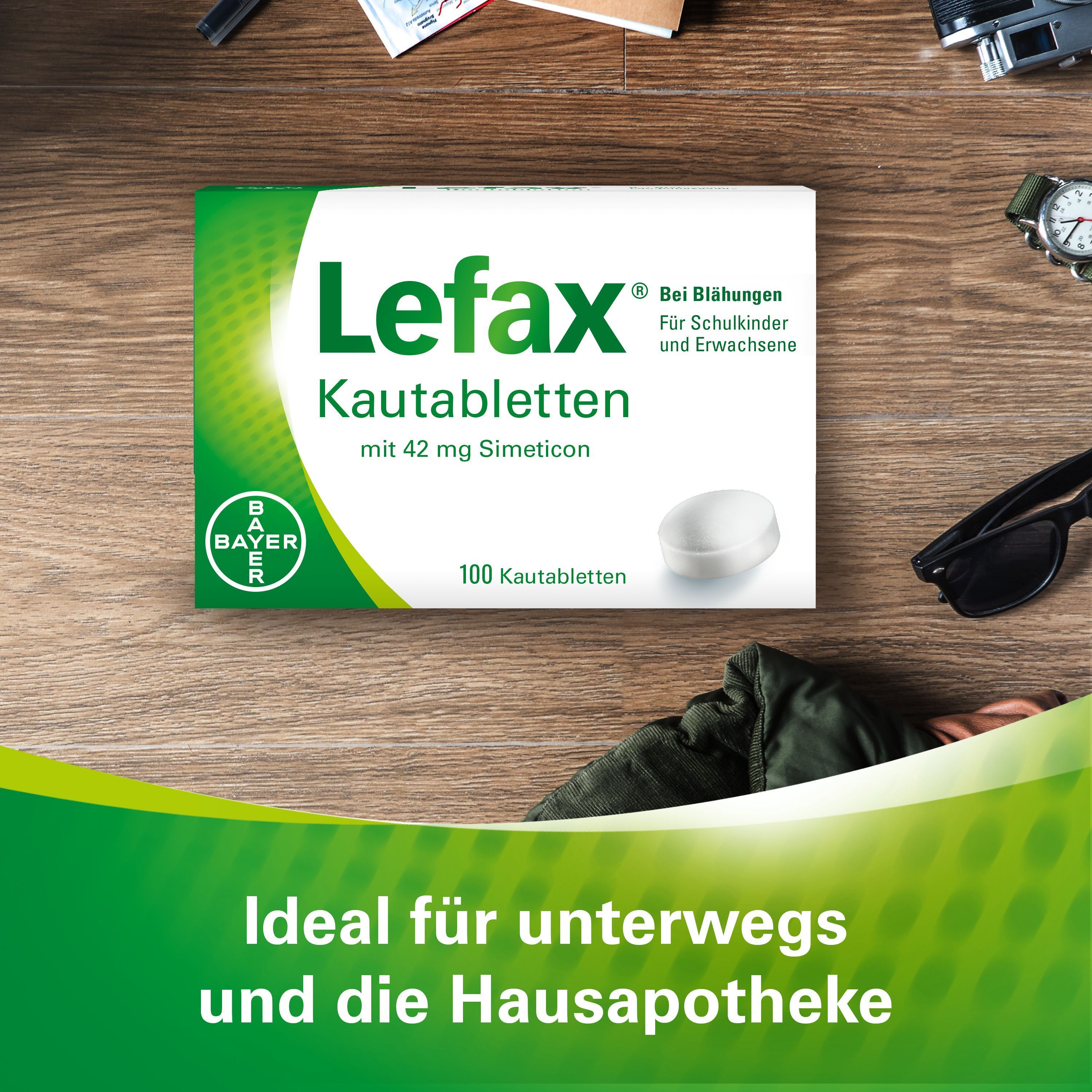 Lefax® Kautabletten gegen Blähungen
